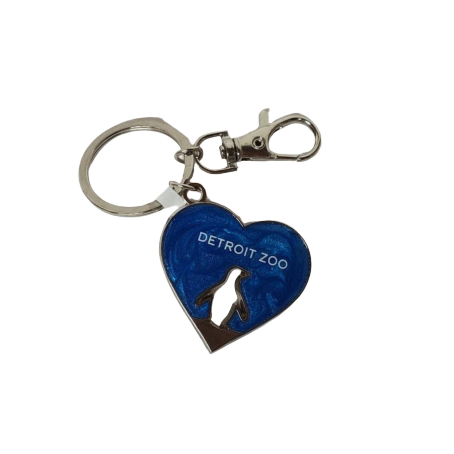 Keychain Sparkle Heart Penguin