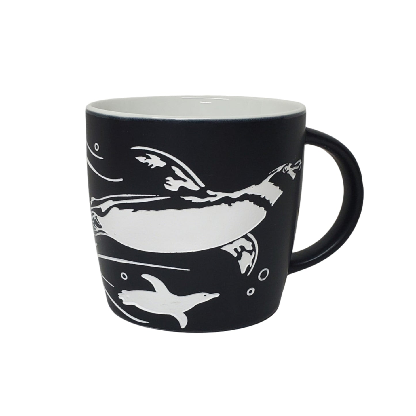 Etched Penguin Mug