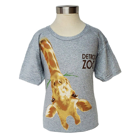 YOUTH GIRAFFE UPSIDE DOWN TEE