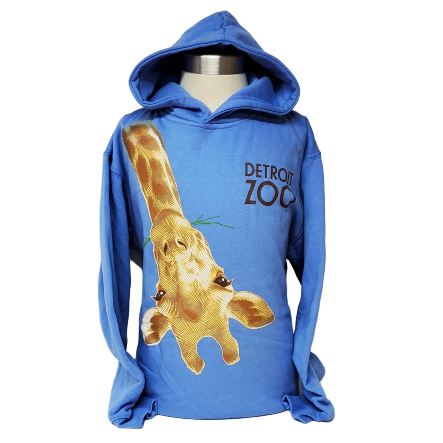 YOUTH GIRAFFE UPSIDE DOWN HOODIE