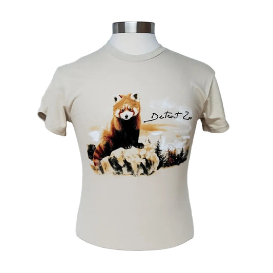ADULT RED PANDA SCENE TEE