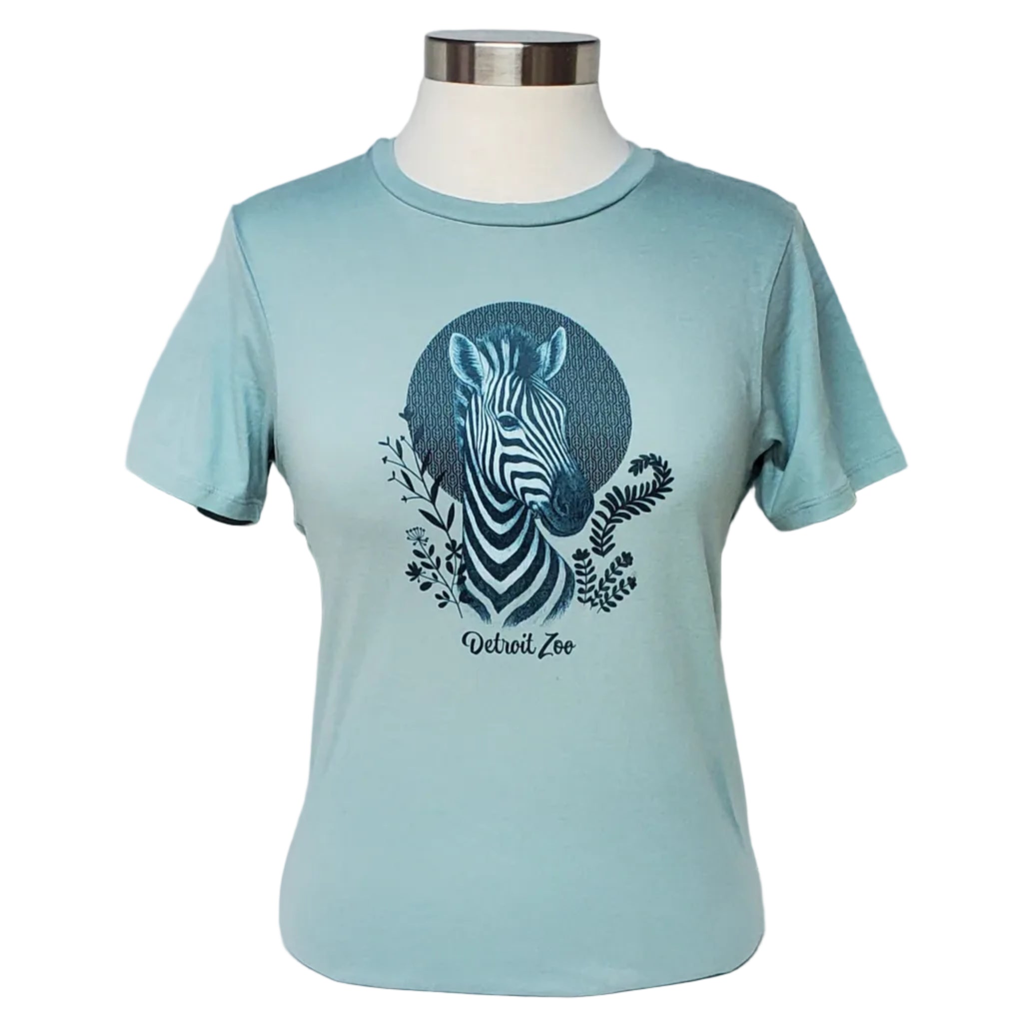 LADIES ZEBRA TEE – Detroit Zoo Retail Store
