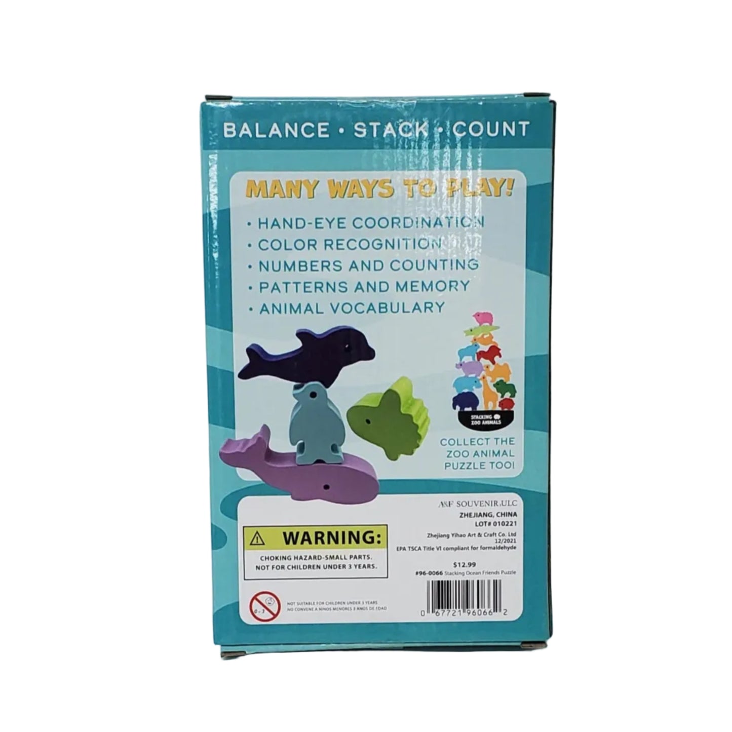 STACKING OCEAN ANIMALS PUZZLE