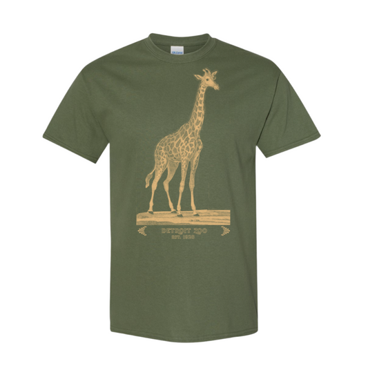 ADULT VINTAGE GIRAFFE TEE